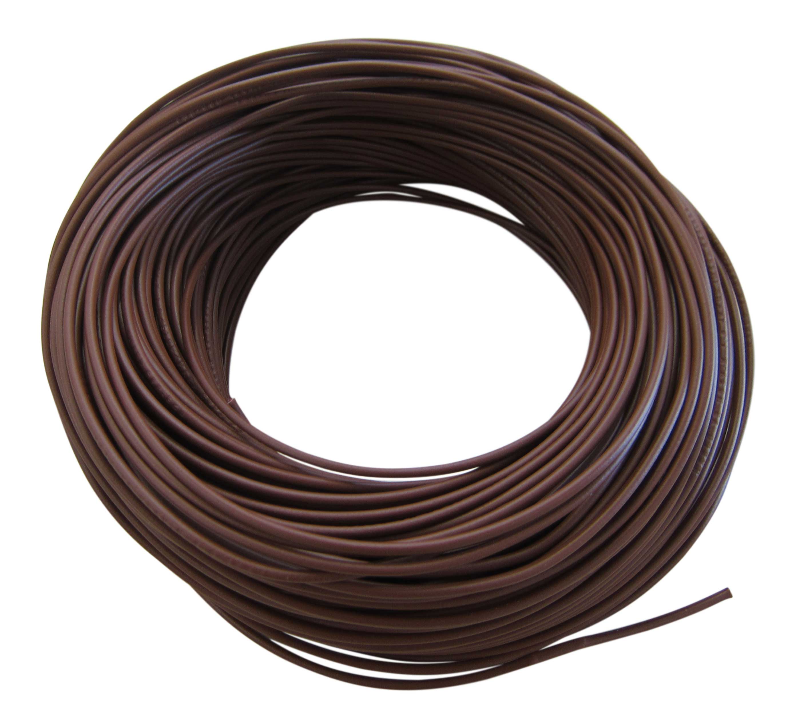 0,38€/m KFZ LKW Kabel Litze Leitung Flexible FLRy 0,5mm² 5m Braun M. in Germany