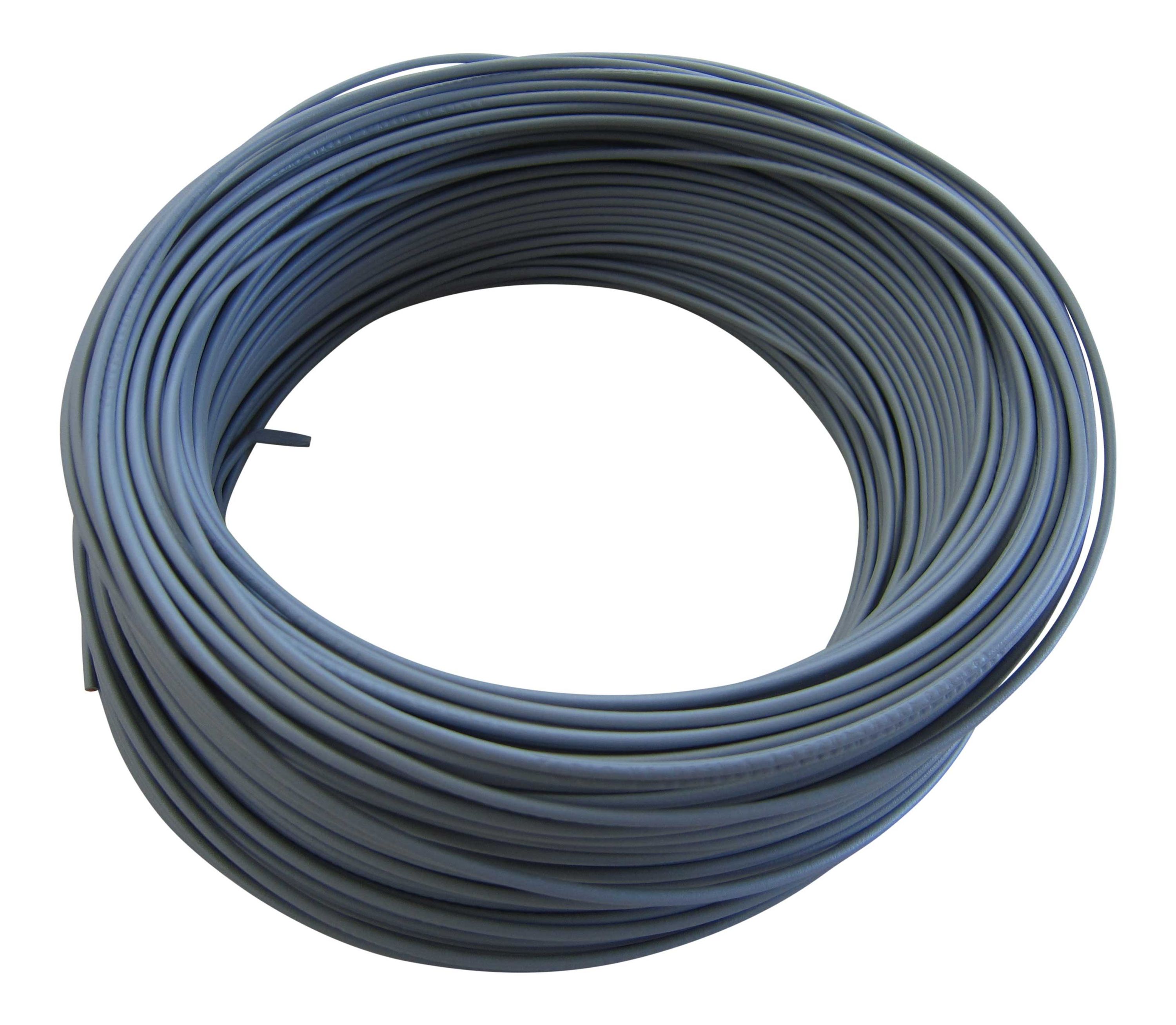 0,42€/m KFZ LKW Kabel Litze Leitung Flexible FLRy 0,75mm² 5m Grau M. in Germany