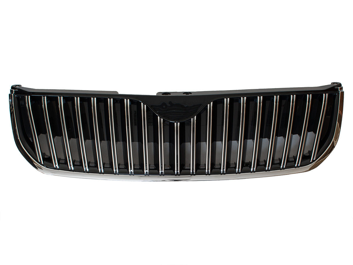 Kühlergrill Sportgrill Gitter Grill Chrom passend für Skoda Superb II 3T 2008-13