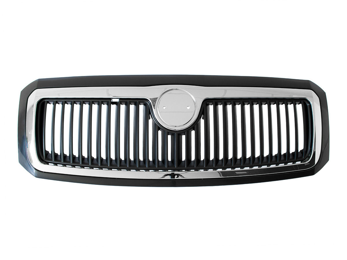 Kühlergrill Sportgrill Gitter Grill Chrom passend für Skoda Fabia 1 6Y 2000-2004