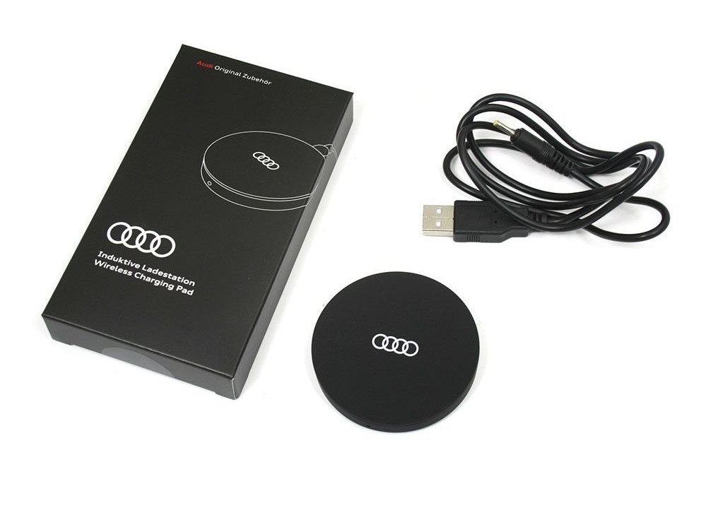Original VW Audi Qi Induktive Wireless Ladegerät USB Smartphone viele Fahrzeuge