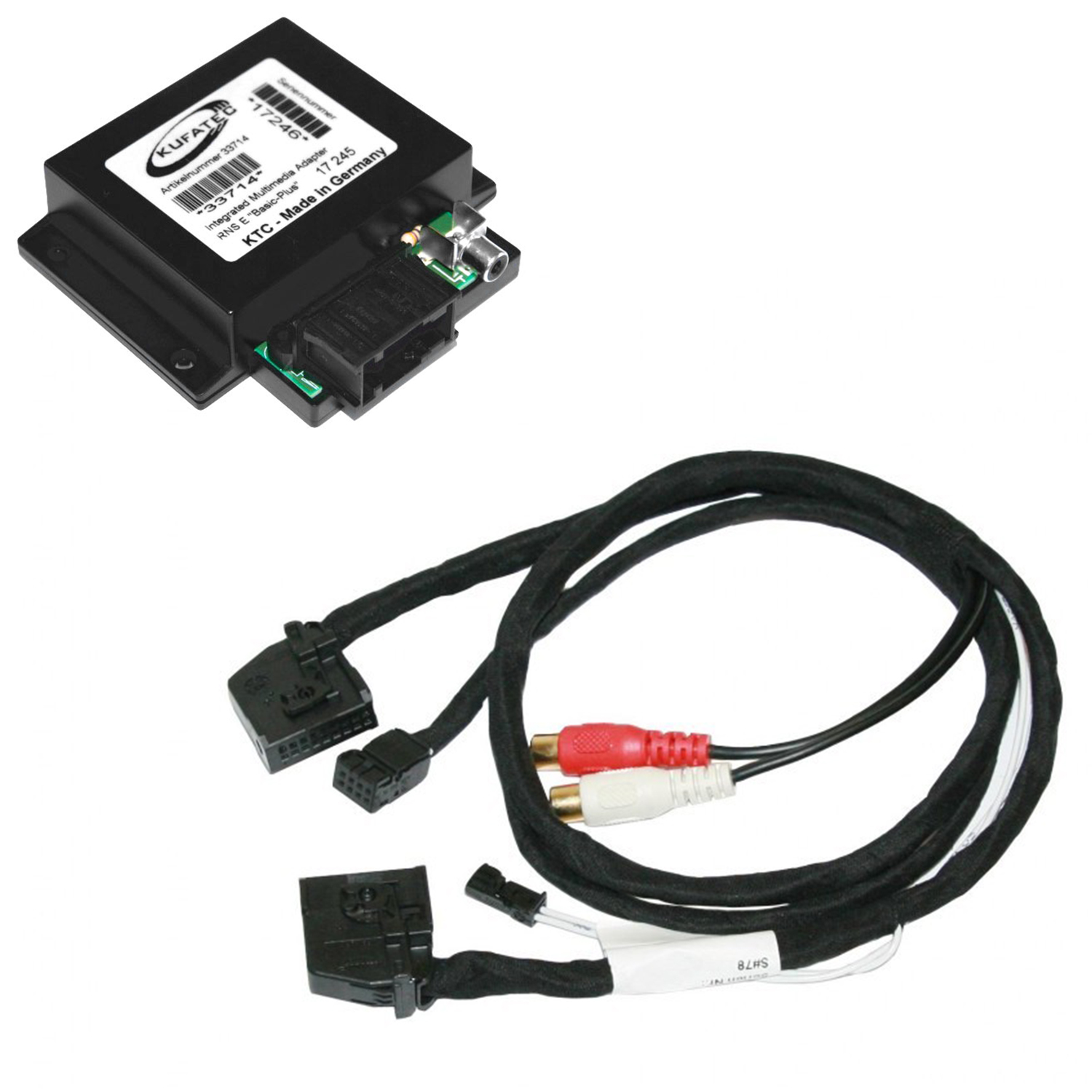Original Kufatec Multimedia Adapter DVD DVB-T etc. Radio für Mercedes Comand 2.0