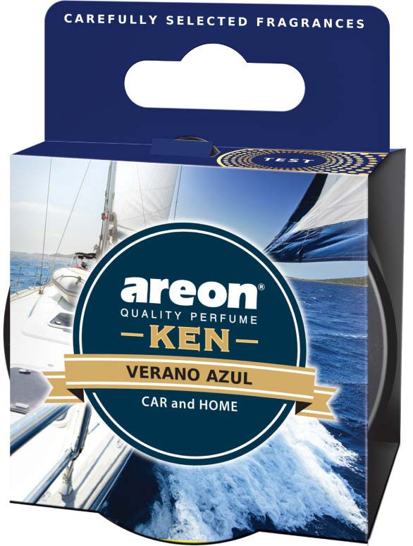 Original Areon KEN Autoparfüm Duftdose Duftbaum + DECKEL in Duft Verano Azul