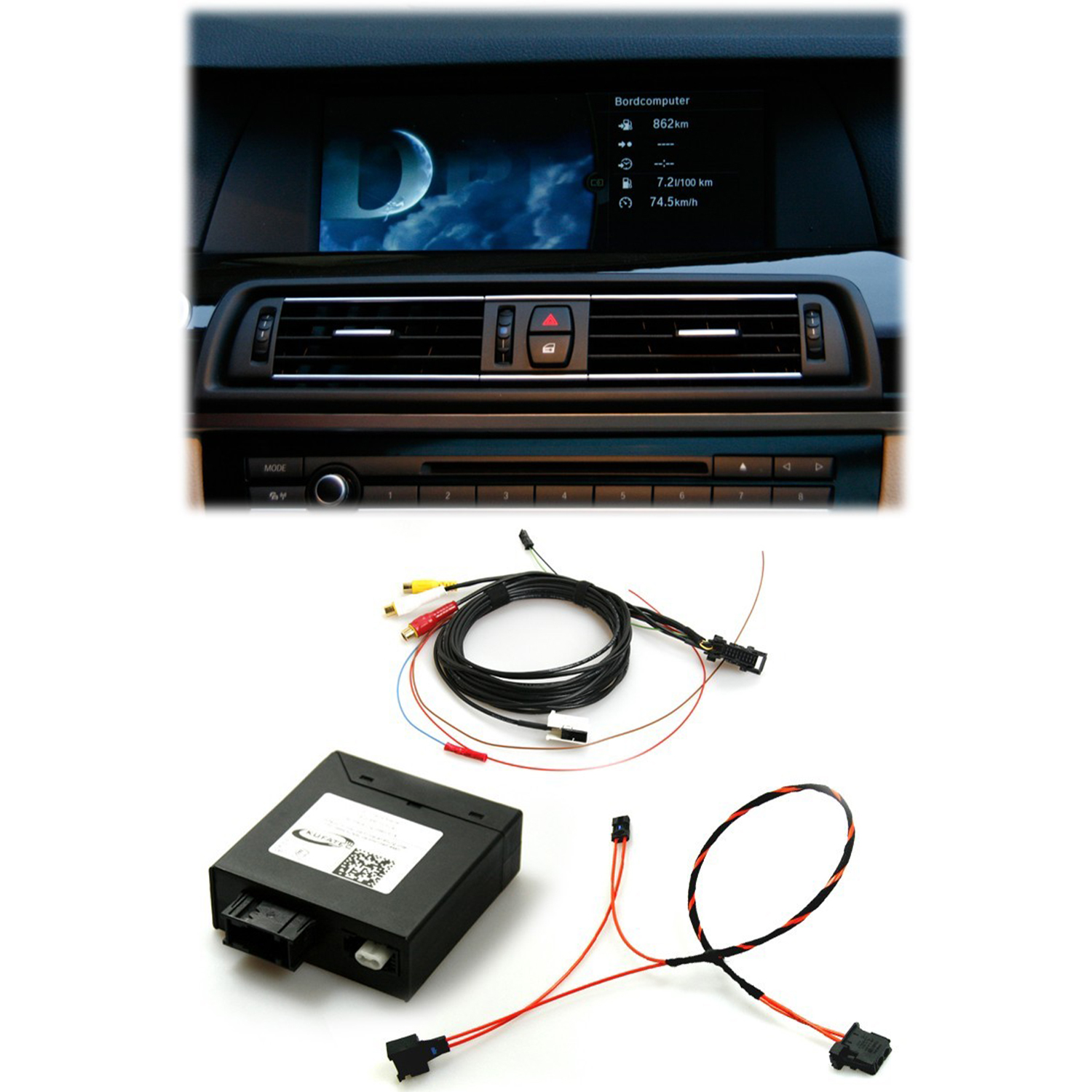 Original Kufatec Basic Multimedia Adapter für BMW F- Navigation CIC Professional