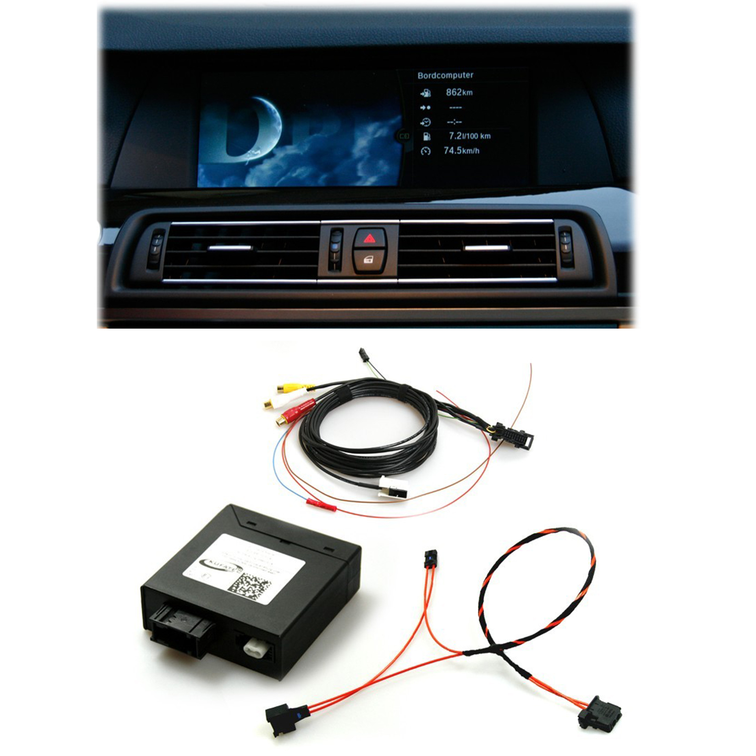 Original Kufatec PLUS Multimedia Adapter für BMW F- Navigation CIC Professional