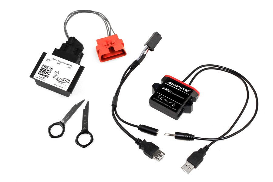 Original Ampire Kufatec BLUETOOTH A2DP Interface AUX Klinke MP3 für Audi MMI 3G