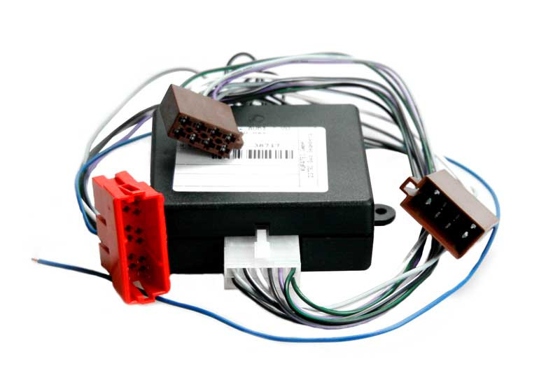 Original Kufatec Adapter Set Aktiv Interface MINI ISO 4x50 Watt max für AUDI VW