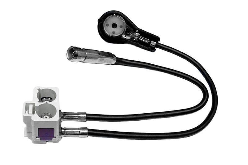 Original Kufatec Antennenadapter Diversity für Audi Navigation RNS-D auf RNS-E