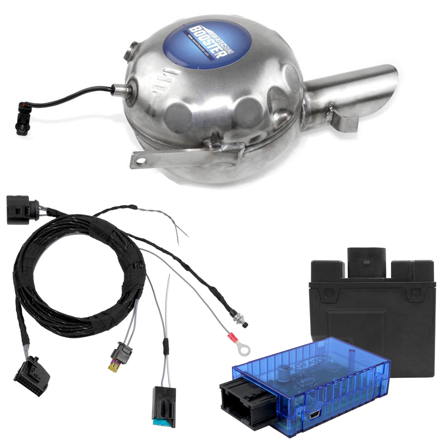 Original Kufatec Sound Booster Active Modul + Modul für Mercedes CLS W219
