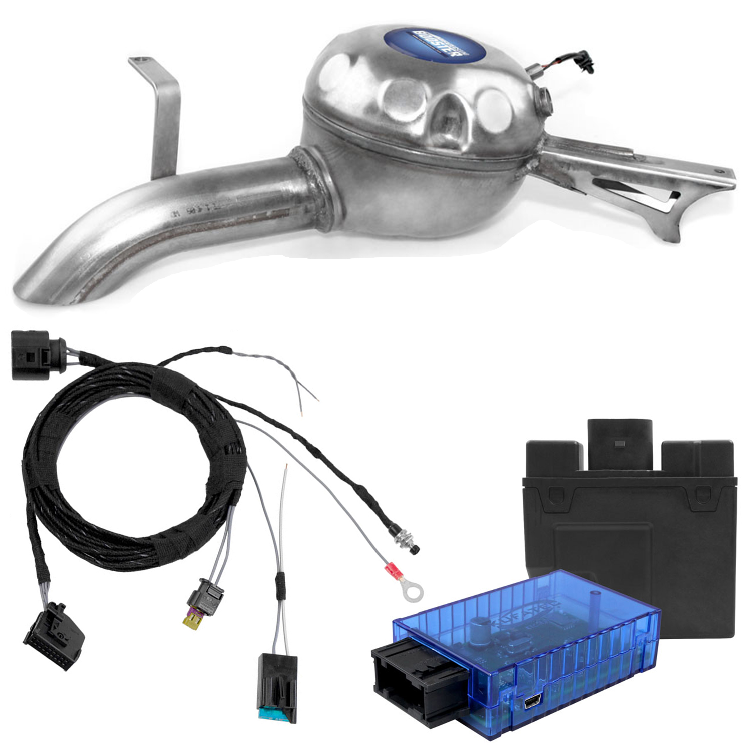 Original Kufatec Sound Booster Active Modul + Sound Modul für VW Tiguan 5N