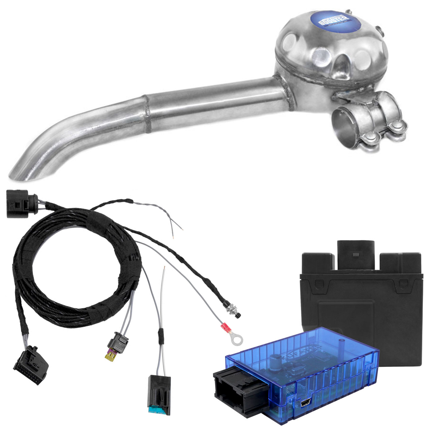 Original Kufatec Sound Booster Active Modul + Sound Modul für Audi A4 8E 1.8T
