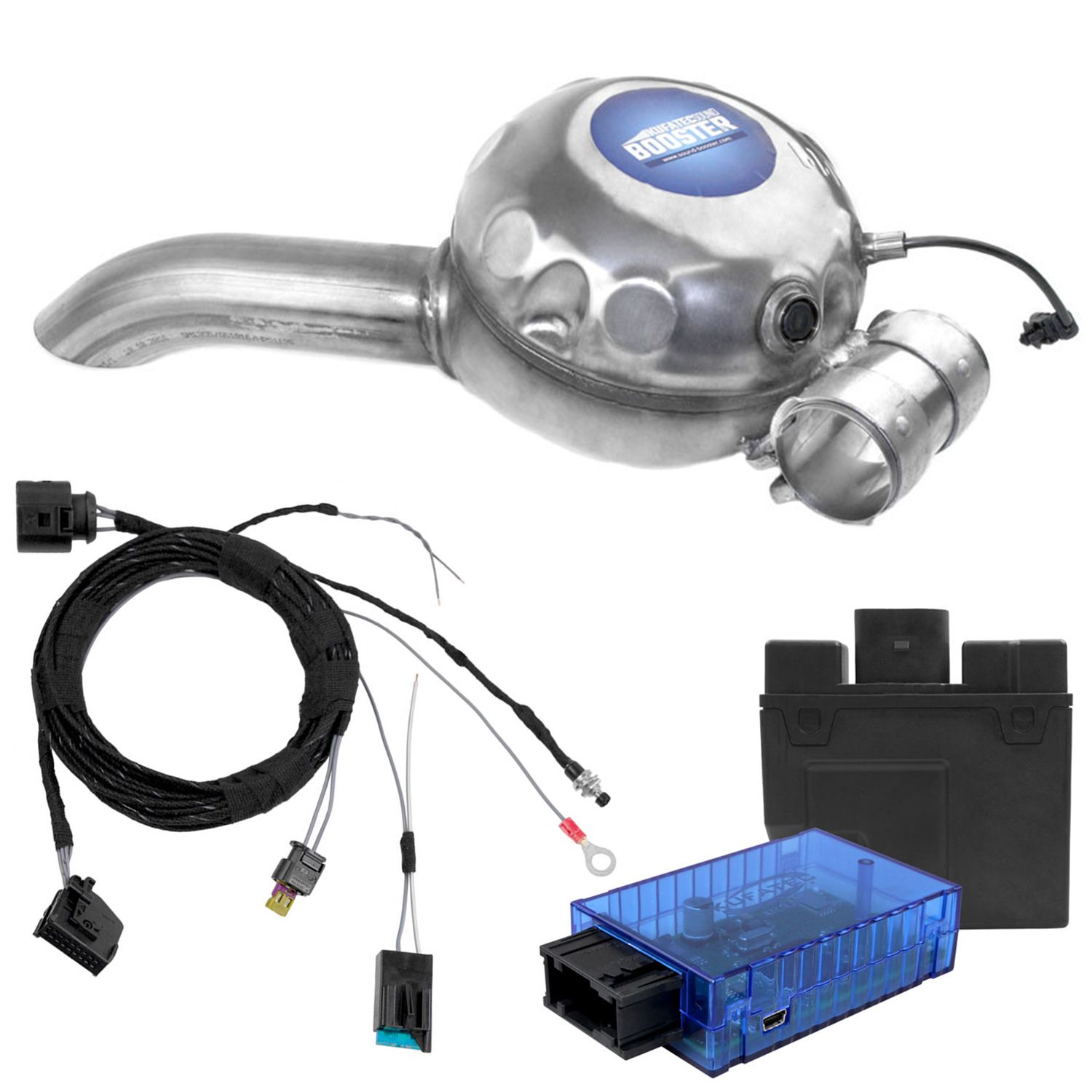 Original Kufatec Sound Booster Active Modul + Modul für Seat Leon 5F Limousine