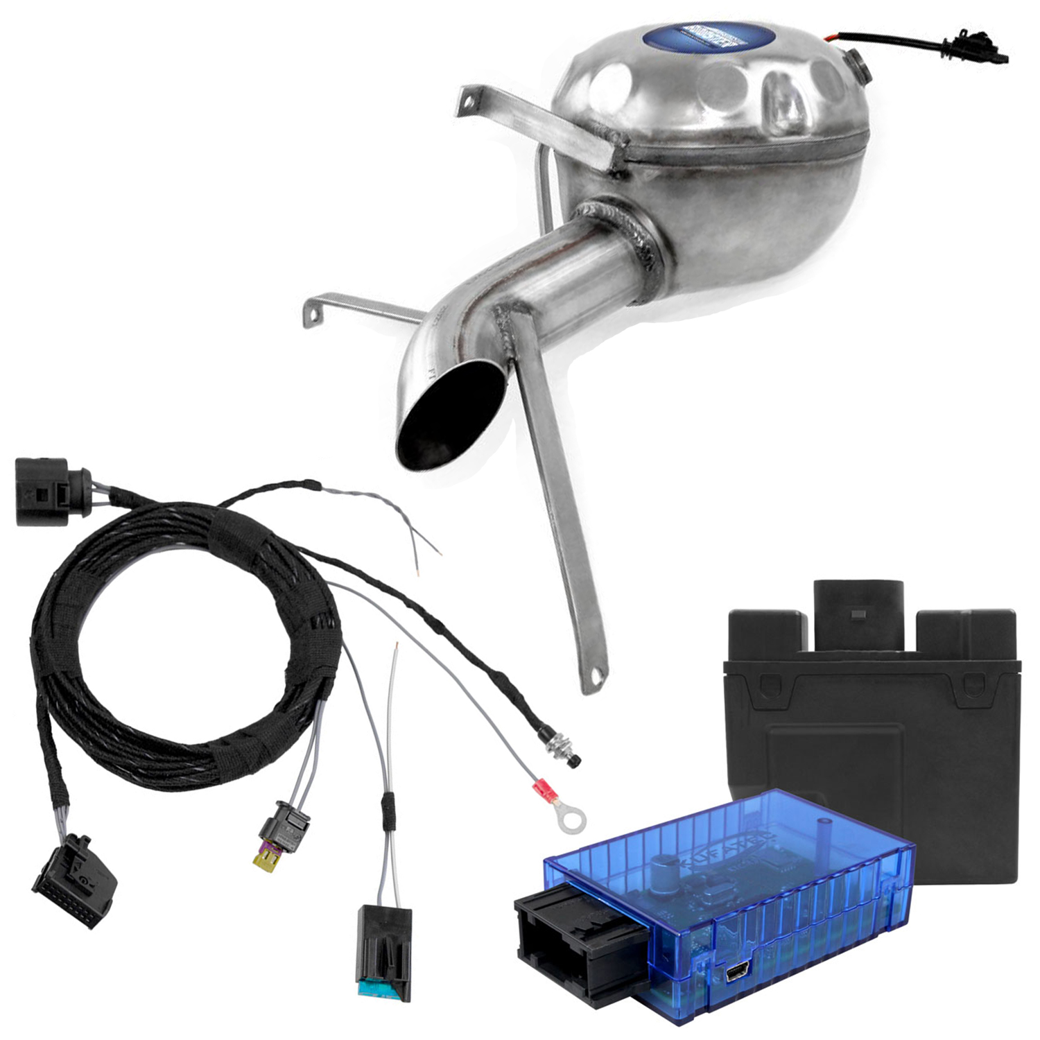 Original Kufatec Sound Booster Active Modul + Sound Modul für Audi Q7 4L