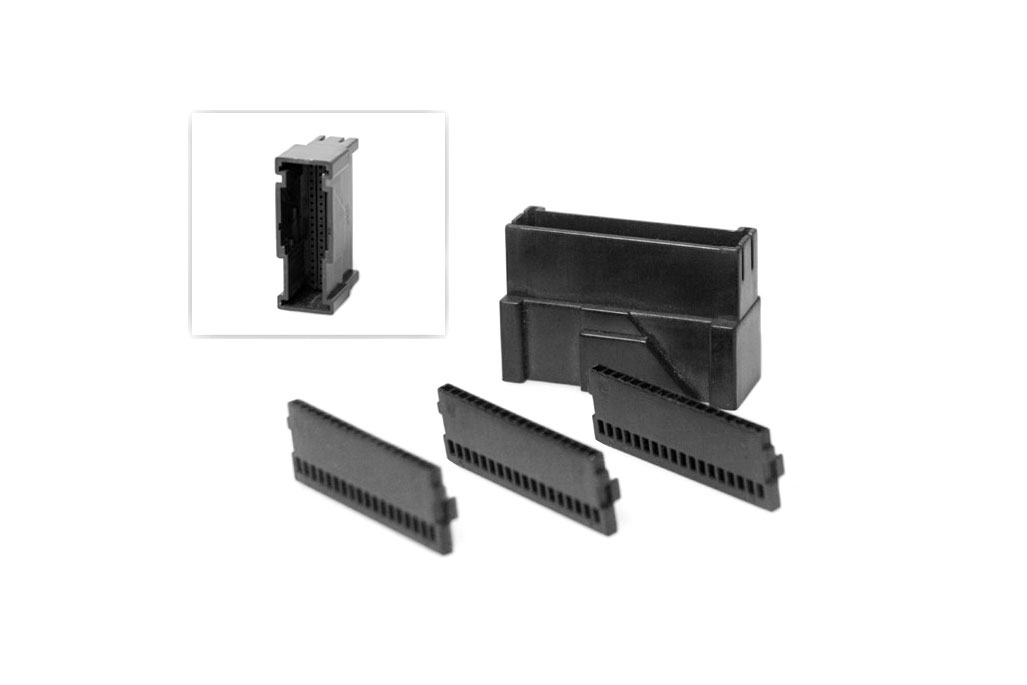 1x Gegenstecker Stecker Gehäuse 54 polig Pin Bereich Telefon TV für VW Audi BMW