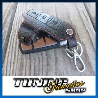 Schlüsseltasche Schlüsseletui Klappschlüssel ECHT-LEDER VW Passat *Rot