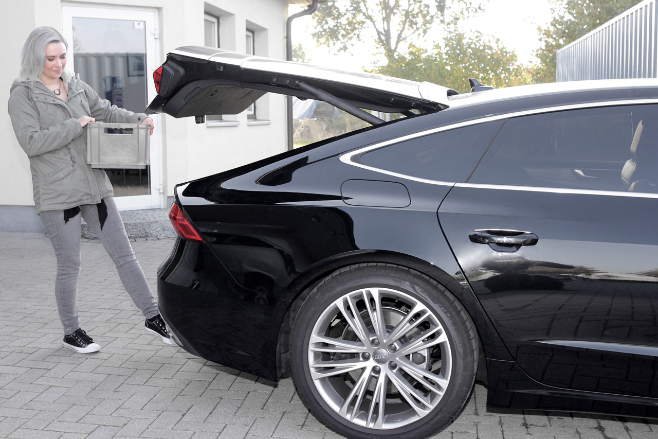 Original Kufatec Komplett Set sensorgesteuerte Heckklappe für Audi A6 C8 / A7 4K