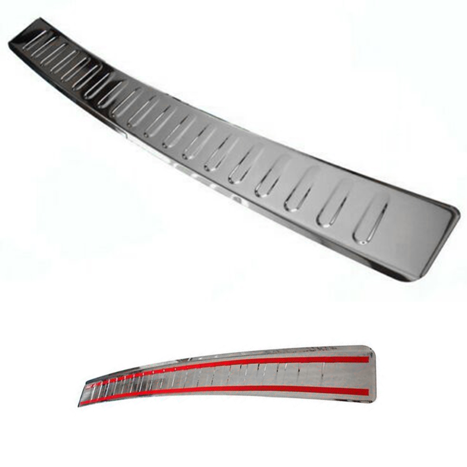 Qualitäts Ladekantenschutz Edelstahl Schutz Leiste für Ford S-Max ab 2006-