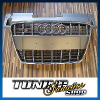Original Audi TTS Kühlergrill Sportgrill Grill Platinum Grau für den Audi TT 8J