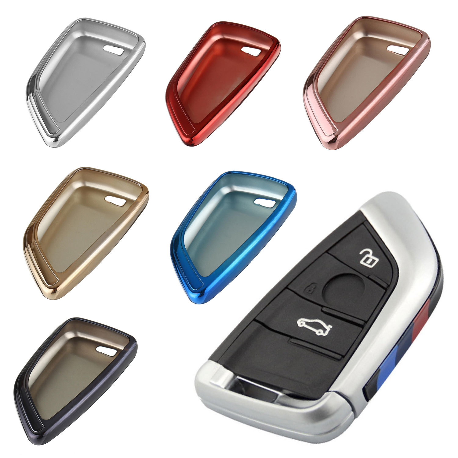 Gehäuse Hülle Tasche Schlüssel für BMW F48 G01 G02 F15 F16 F45 F46 X1 X3 X4 X5