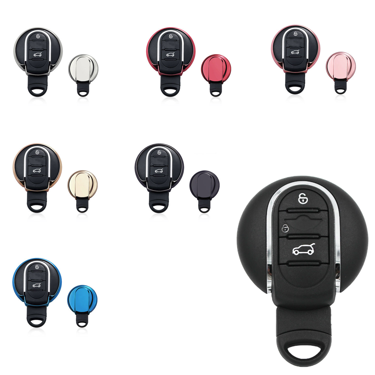 Gehäuse Hülle Tasche Schlüssel für MINI Cooper One Clubman F56 F54 F55 F57 F60