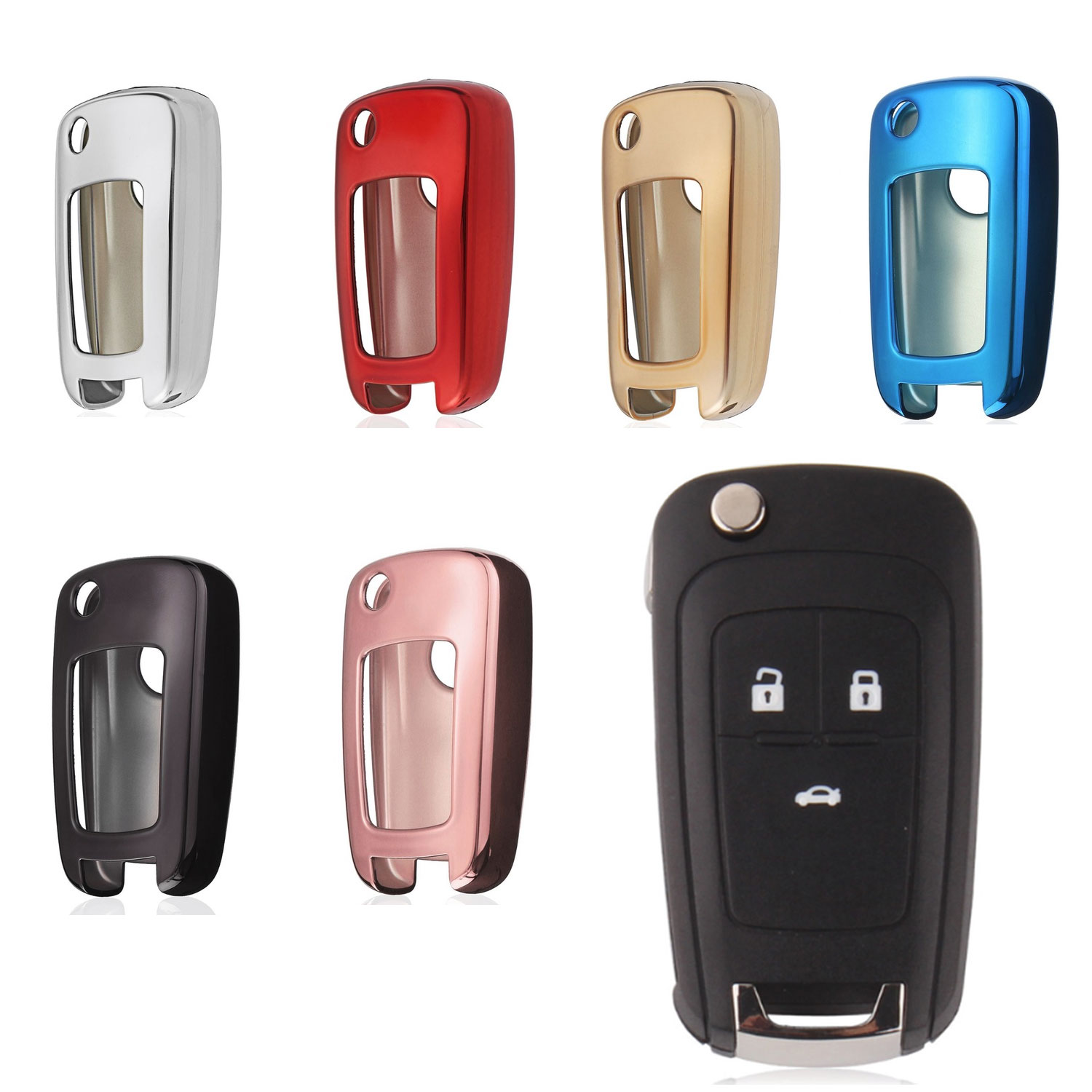 Gehäuse Tasche Schlüssel für Opel Astra Corsa Karl Adam Insignia Zafira Grandlan