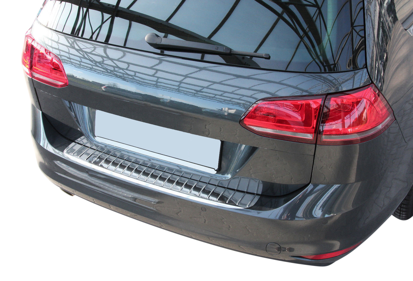 LADEKANTENSCHUTZ Edelstahl V2A Leiste Schutz für VW Golf VII 7 Variant ab 2013-