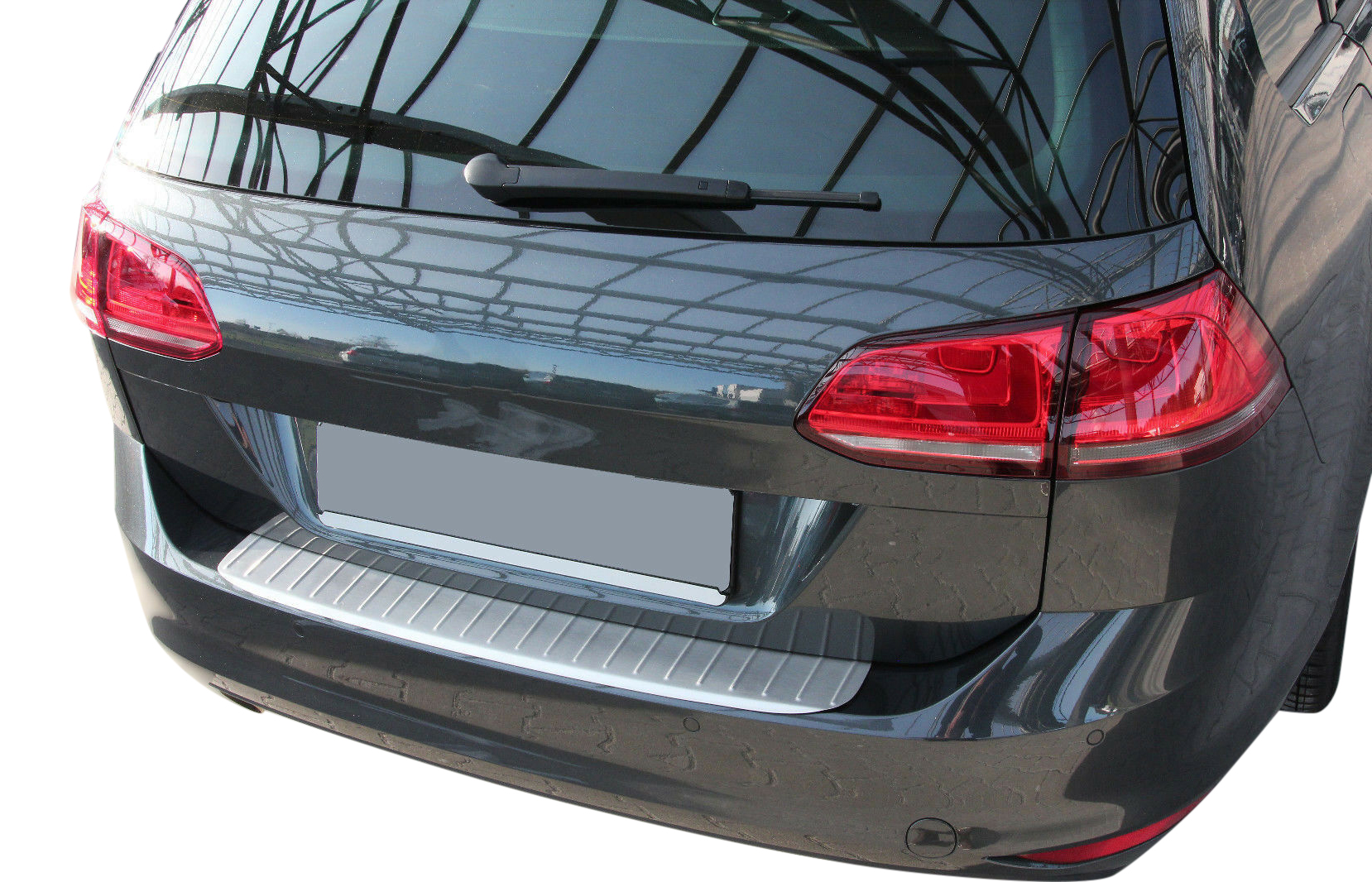 LADEKANTENSCHUTZ Edelstahl MATT Leiste Schutz für VW Golf VII 7 Variant 2013-