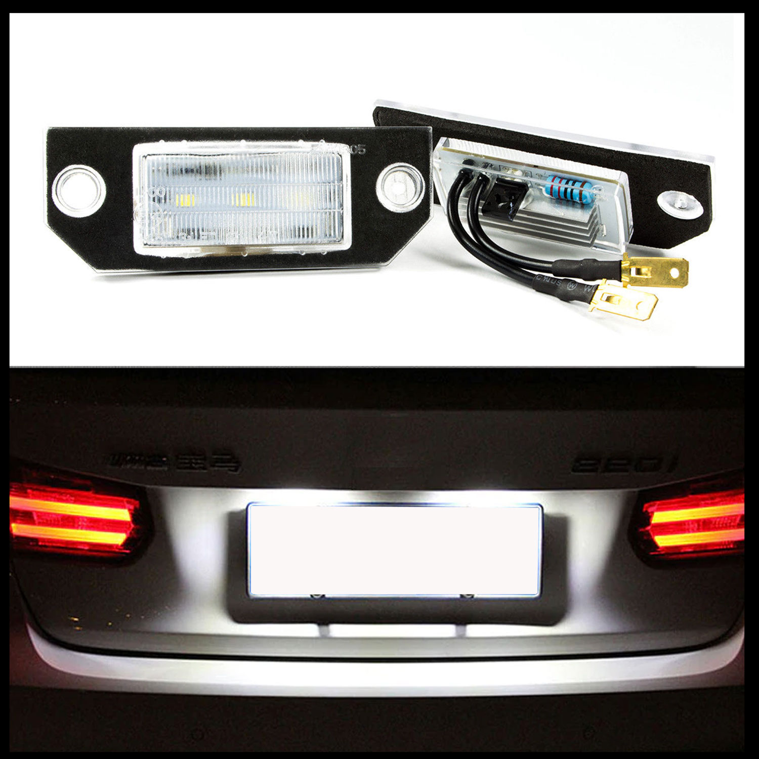 LED Kennzeichenbeleuchtung für Ford Focus 2 II 2004-2007 / C-Max 2003-2010