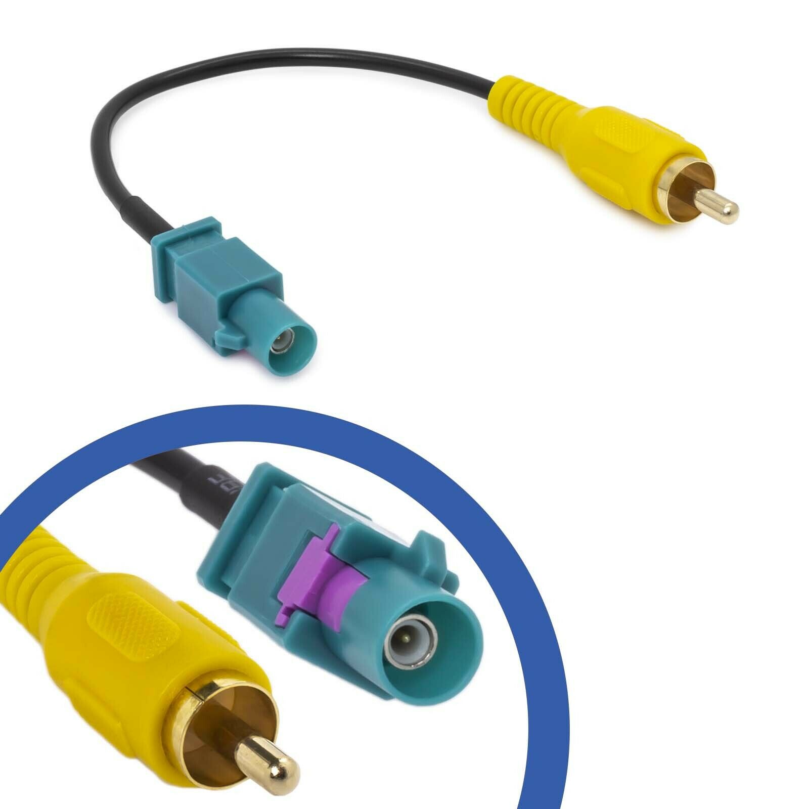 Cinch Fakra Adapter Kabel für Mercedes Comand Blaupunkt NX Video Rückfahrkamera