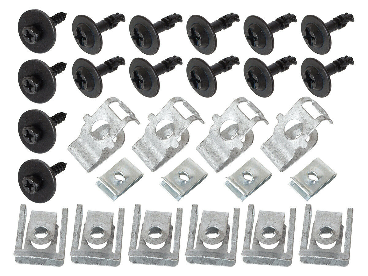 Unterfahrschutz Clips / Klammern Schrauben Set für Audi A4 B8 8K / A5 8T ab 2007