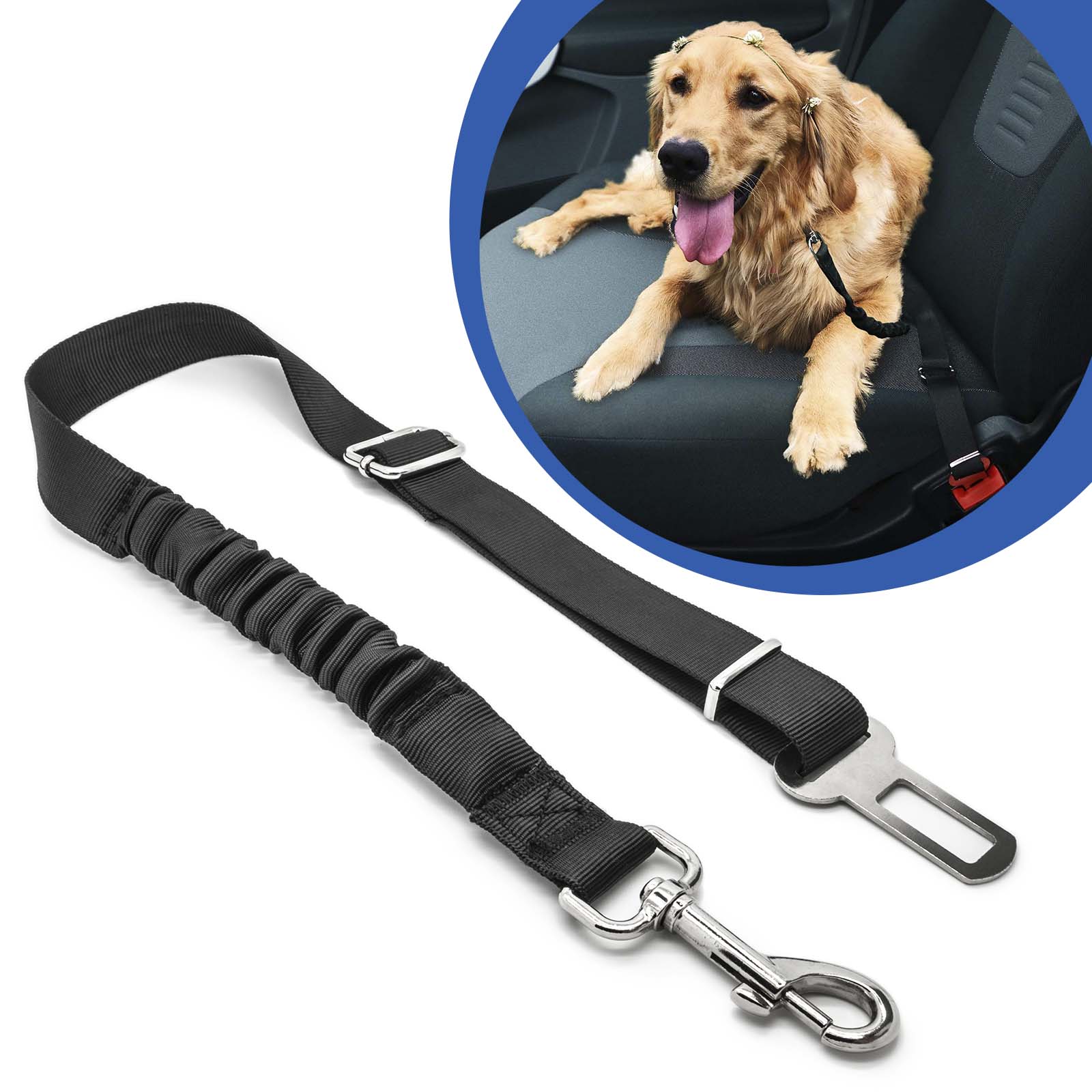Auto PKW Hunde Tier Sicherheitsgurt Anschnallgurt Verbindungs-Gurt Verstellbar