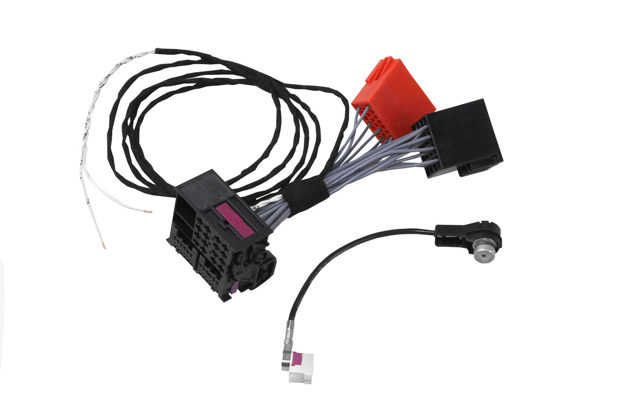 VW Adapter Radio-, Navigationseinheit MFD 2, RNS 2, RCD 300, Delta 6