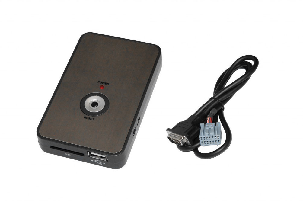 Digitales Music Interface USB SD AUX für Honda Steckverbindung Blau