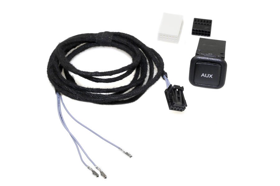 AUX IN Nachrüst-Set für VW MFD 2 (DVD-Version) - Klinke