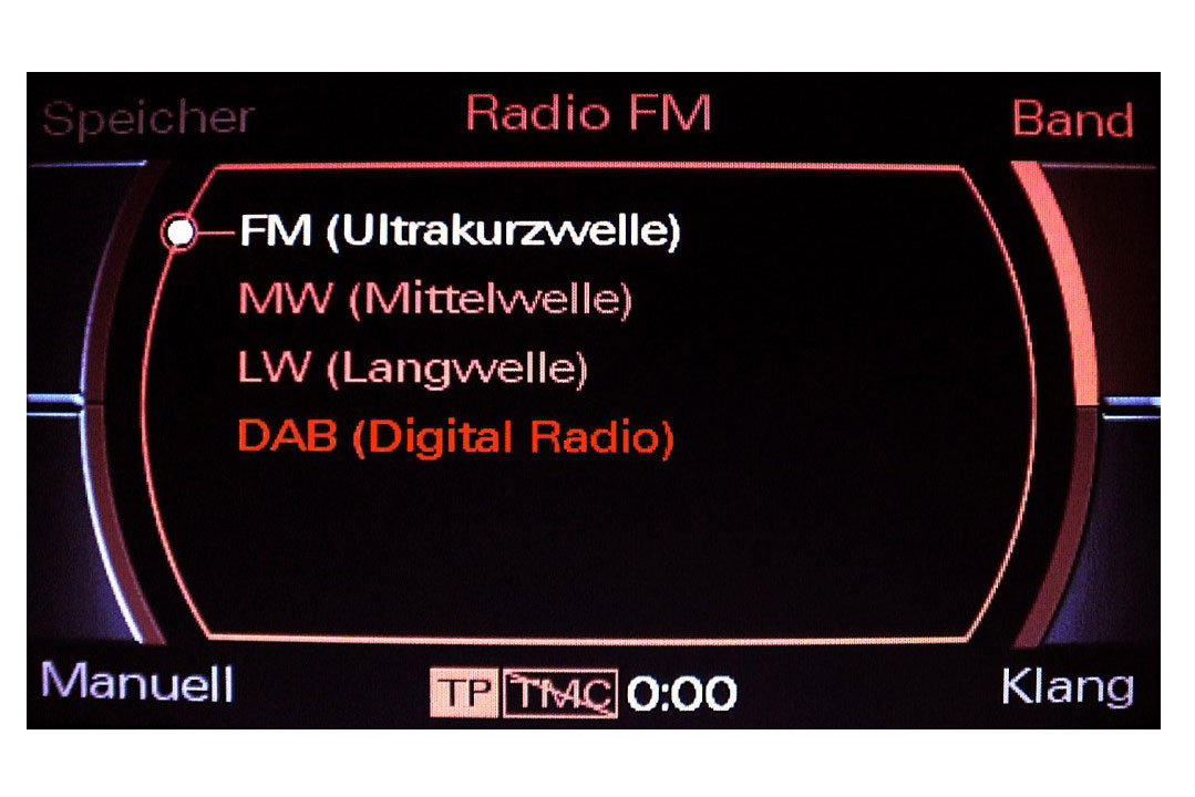 Kabelsatz digitales Radio DAB für Audi A5 8T MMI 2G