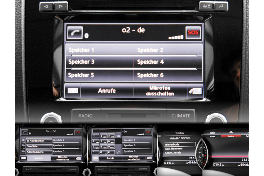 FISCON Freisprecheinrichtung für Volkswagen RCD 550