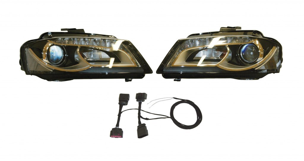 Bi-Xenonscheinwerfer Set mit LED-Technik für Audi A3 8P