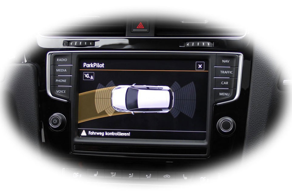 Komplett-Set Einparkhilfe plus OPS vorne & hinten für Skoda Fabia NJ