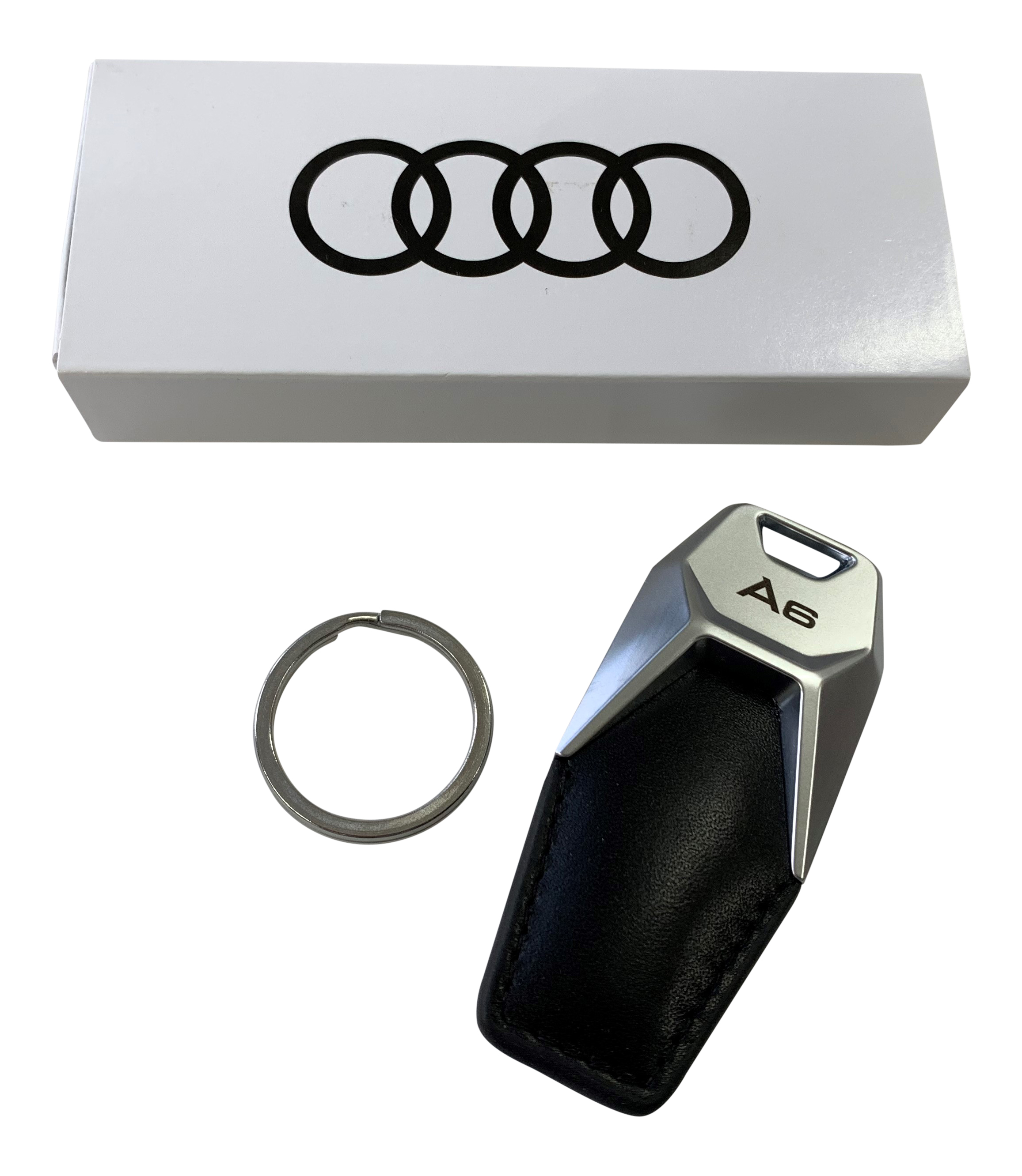 Original Audi A6 PREMIUM Schlüsselanhänger mit Gravur A6 4B 4F 4G 4K C5 C6 C7 C8