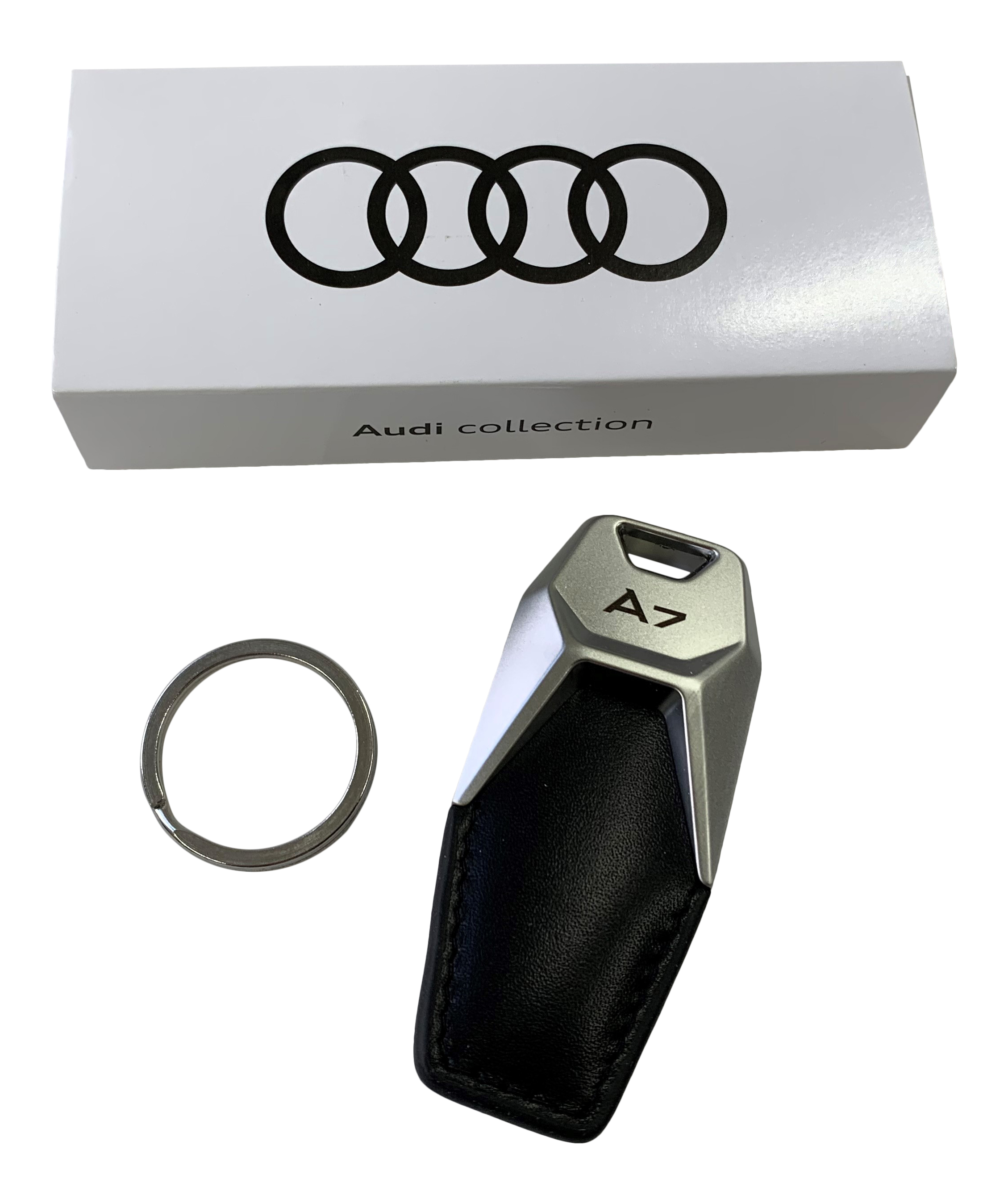 Original Audi A7 PREMIUM Schlüsselanhänger Schlüssel Logo mit Gravur A7 4G 4K
