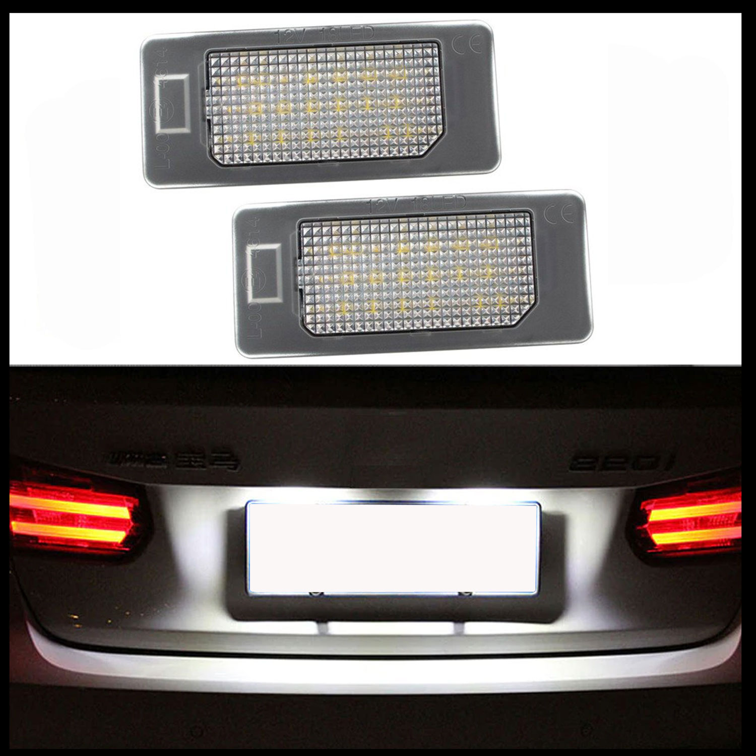 LED PREMIUM Kennzeichenbeleuchtung für VW Golf VI VII 6 7 Passat B6 B7 Polo 6R