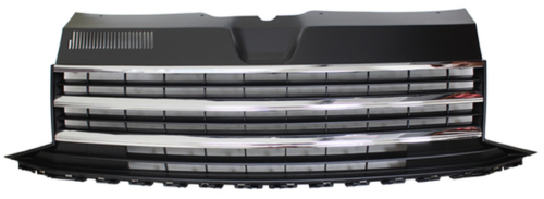 Kühlergrill Sportgrill Grill Schwarz mit CHROM Streifen für VW T6 VI ab 07/2015-