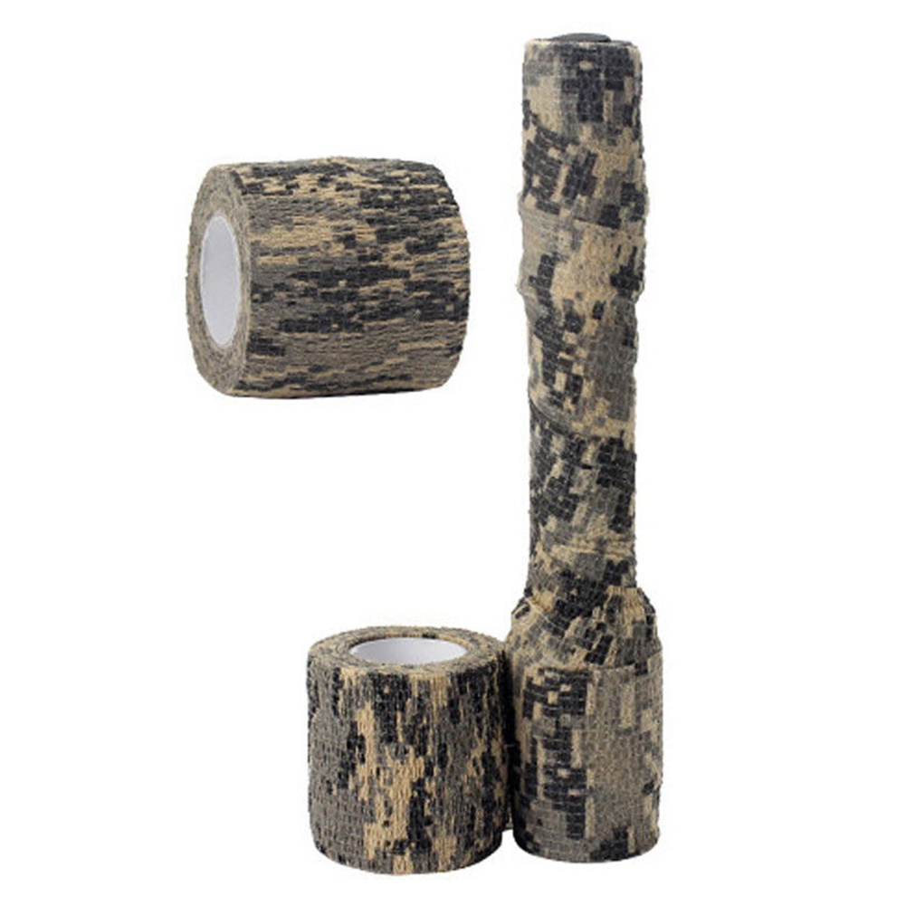 1,32€/m 4,5 Meter Camouflage Klebeband Tarnband Gewebe Panzer Band #Bundeswehr