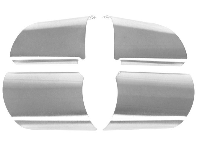 Lenkrad Abdeckung Blenden Clip Echt ALU 4tlg Set für Ford Focus 2 II MK2 2004-