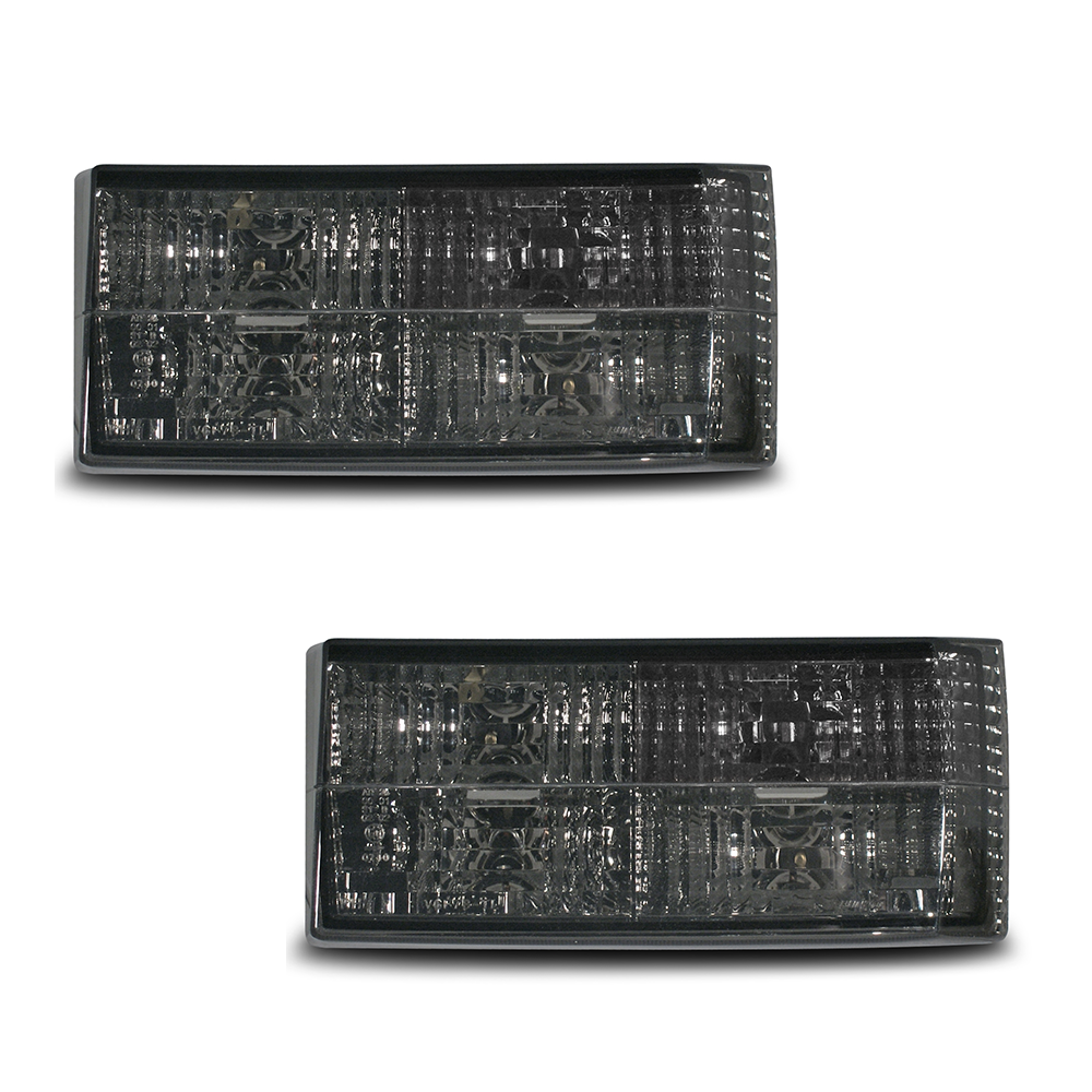 Heckleuchten Rückleuchten Links + Rechts Schwarz für VW Golf 1 / Golf 1 Cabrio