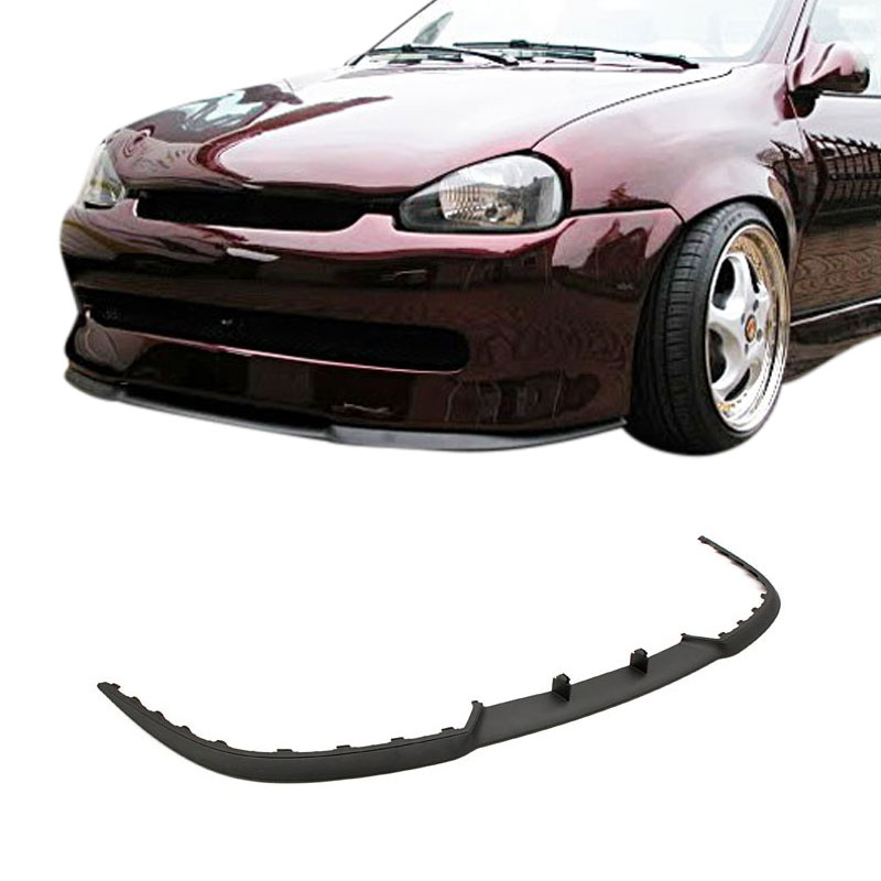 Cup Spoiler Lippe + CLIP SET Frontspoiler Stoßstange Front für Opel Corsa B