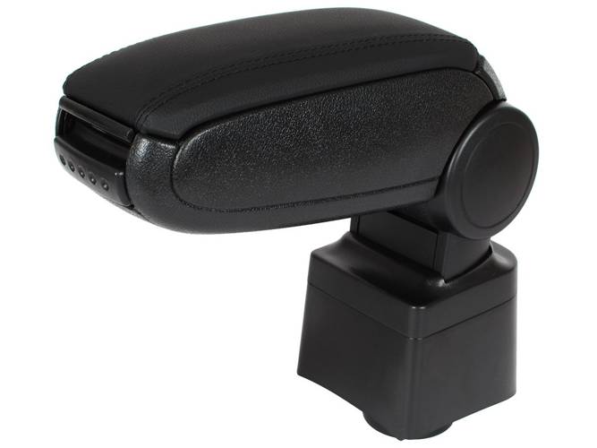 Mittelarmlehne Armlehne KLAPPBAR Leder Schwarz für VW Polo V 6R 2009-