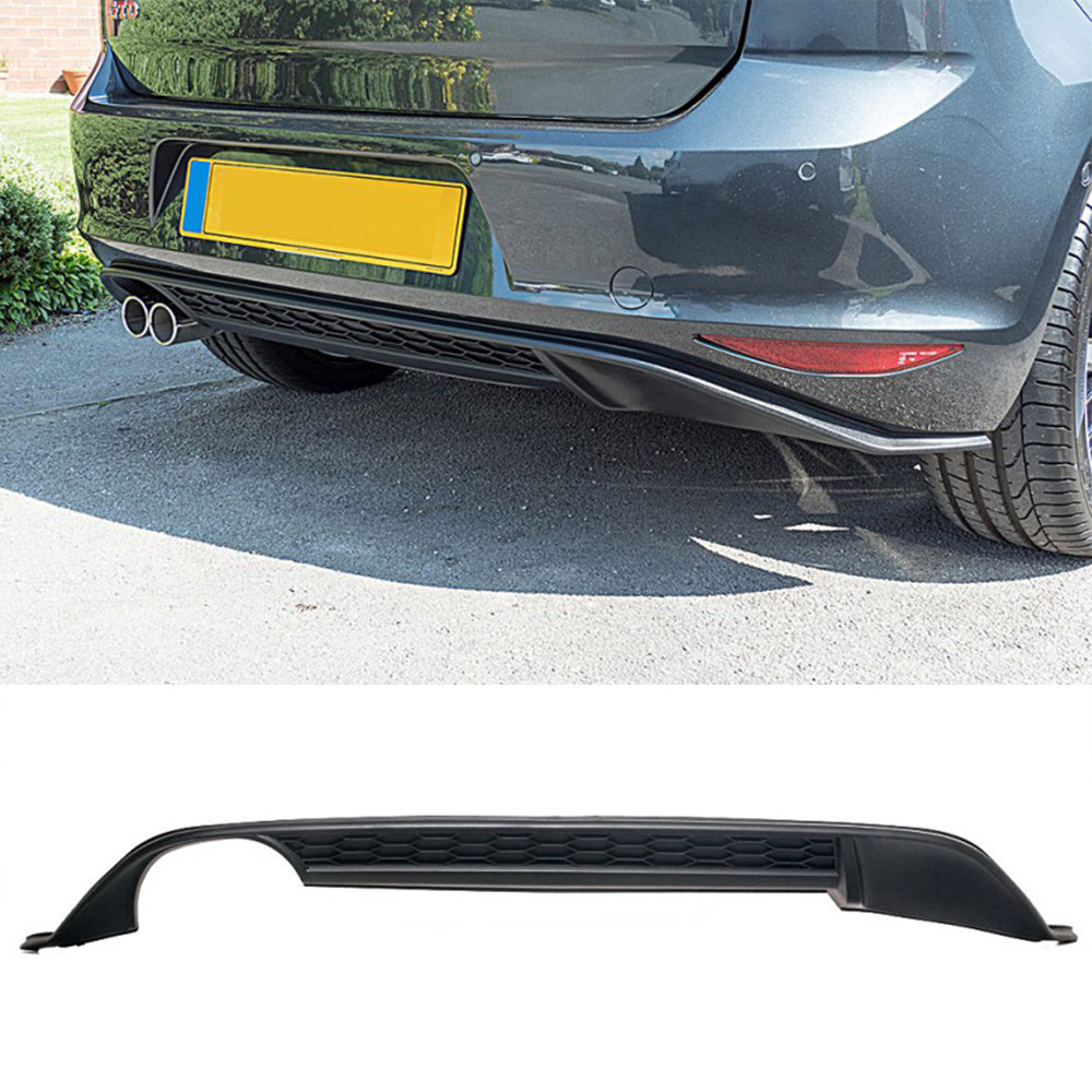 Heckdiffusor Diffusor Stoßstange Hinten Sport Look für VW Golf VII 7 ab 2012-