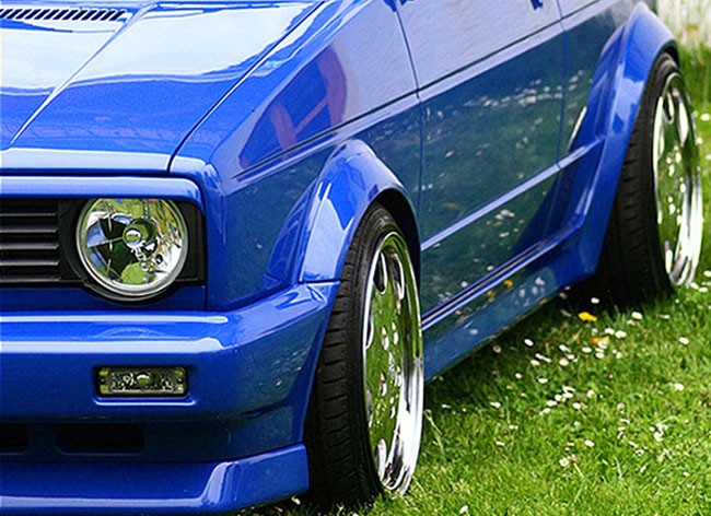 Grillspoiler Spoiler Kühlergrill Sportgrill für VW Golf 1 + Cabrio Caddy 74-93
