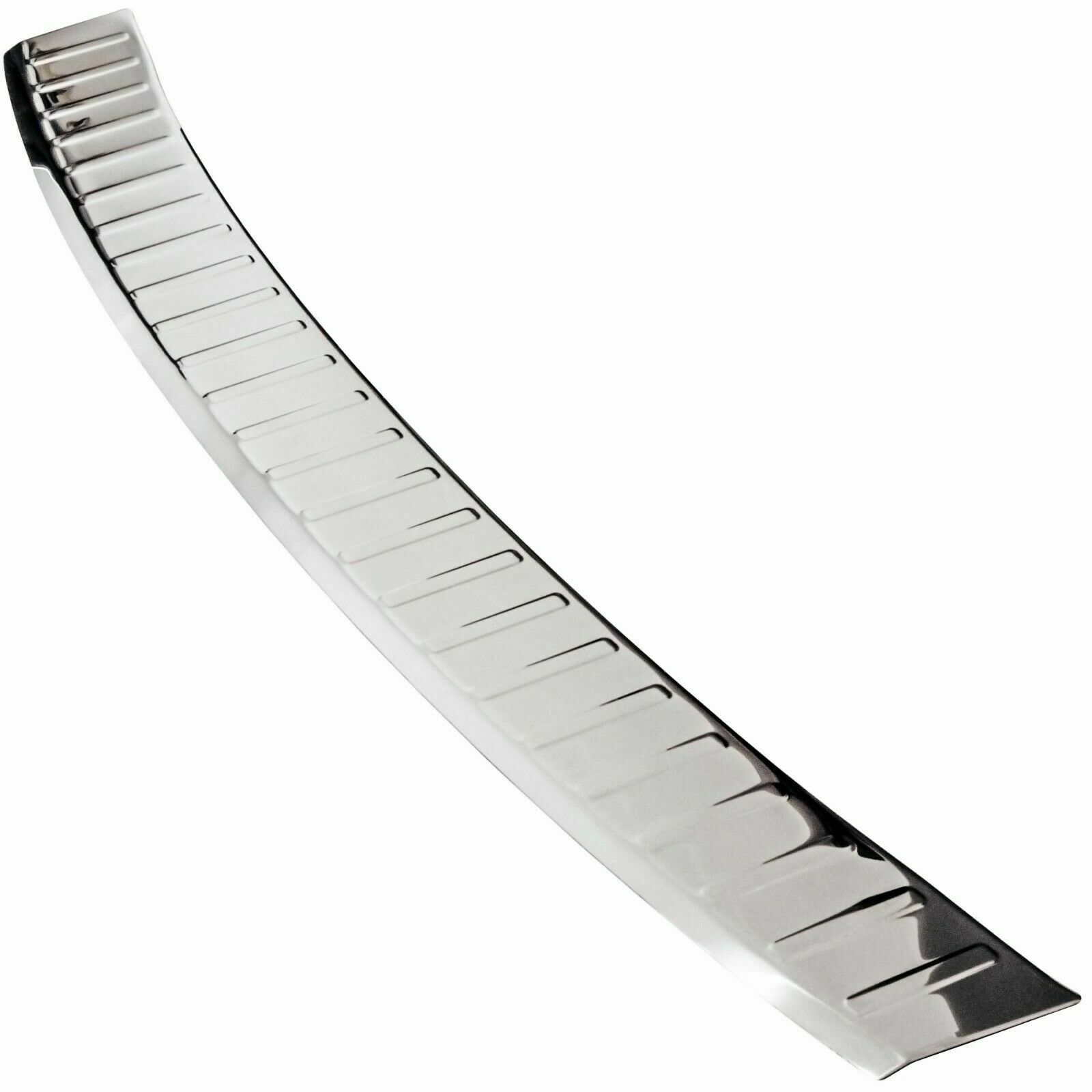 Edelstahl Ladekantenschutz Chrom Stoßstange Schutz Abdeckung mit Abkantung für Ford Edge ab 2016-2018